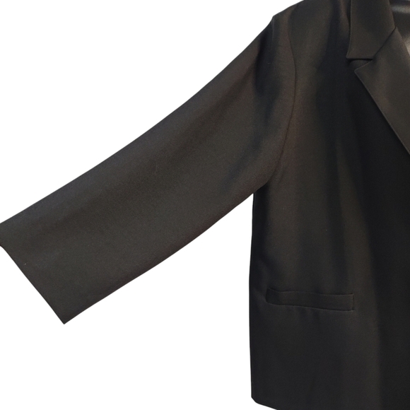 Vintage Alfred Dunner Women's Black Blazer Jacket Size 20 - Picture 5 of 6